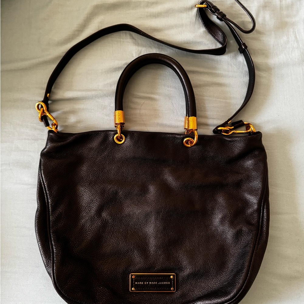 Marc Jacobs Black Leather Shoulder Bag